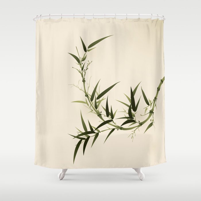 Oriental Bamboo 006 Shower Curtain By Oriartiste Society6