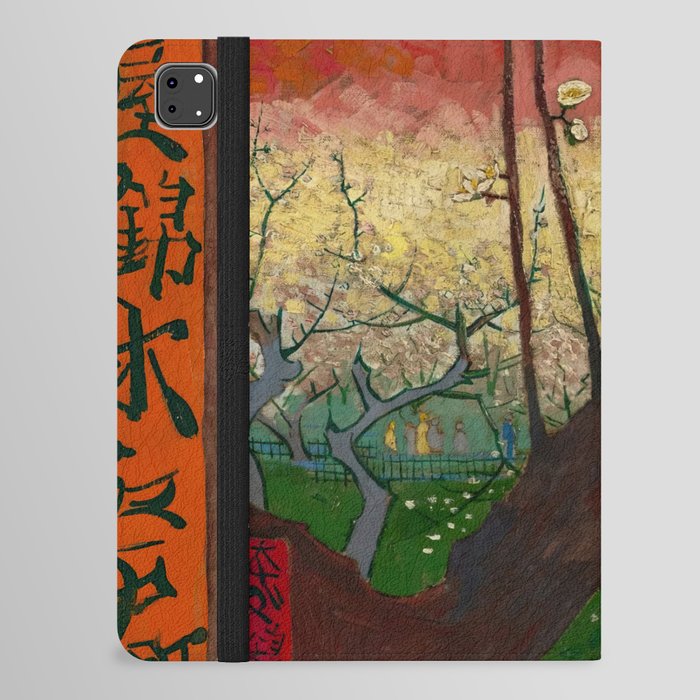 Van Gogh - Flowering plum orchard (inspired by Hiroshige) iPad Folio Case