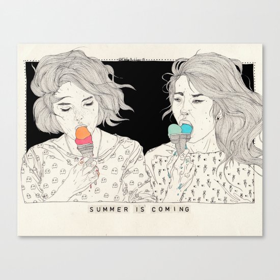 Melting Canvas Print