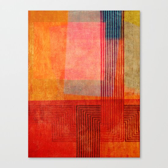 "A Morte do Velho Chico" Inspired by the "Quintet Amorial" music. Canvas Print