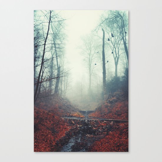 Misty March Morning Canvas Print
