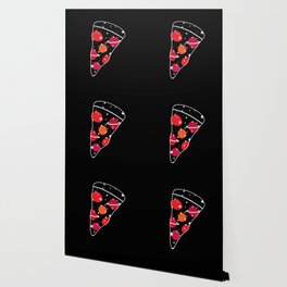 Space Pizza (black) Wallpaper