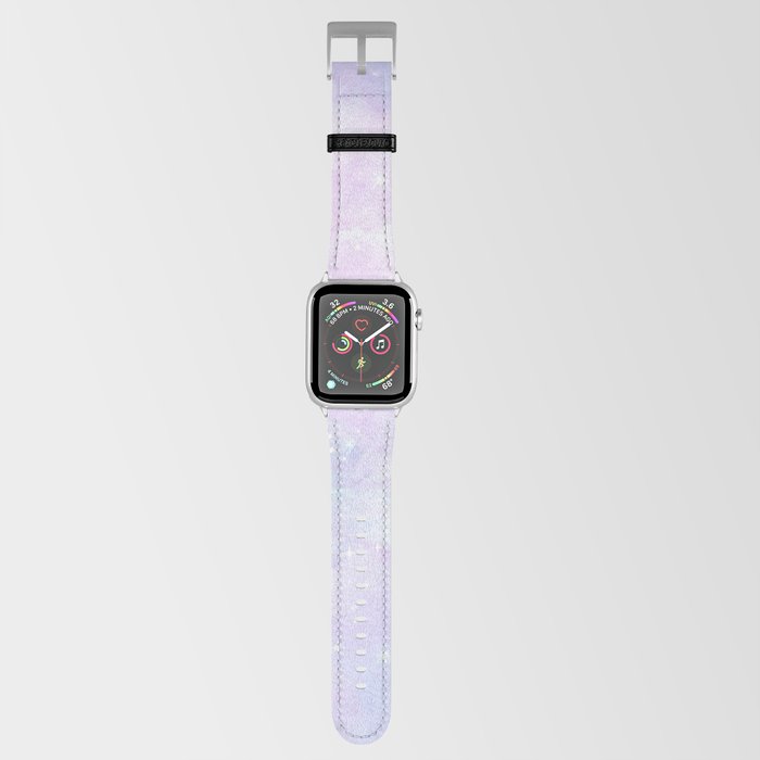 Pink Blue Pastel Galaxy Painting Apple Watch Band
