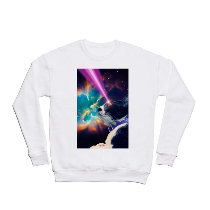 Neko San in Space Crewneck Sweatshirt