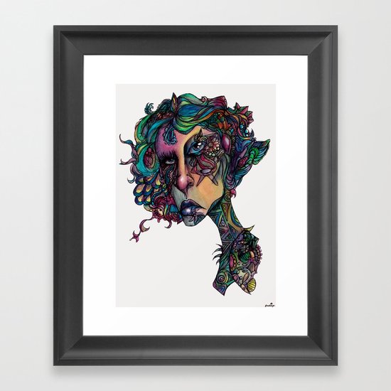 All in The Colors Framed Art Print