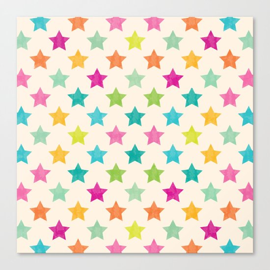 Colorful Star Canvas Print