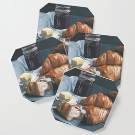 Croissants and Jam Coaster