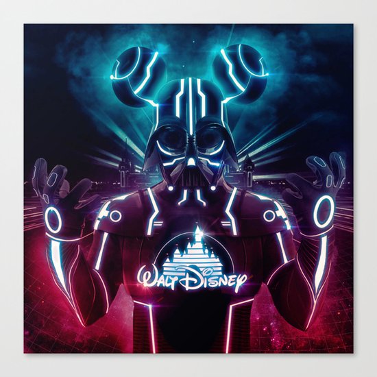 Disney Darth Canvas Print