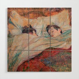 Toulouse-Lautrec - The Bed Wood Wall Art