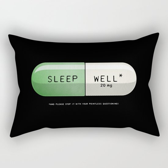 Sleep Well* Rectangular Pillow