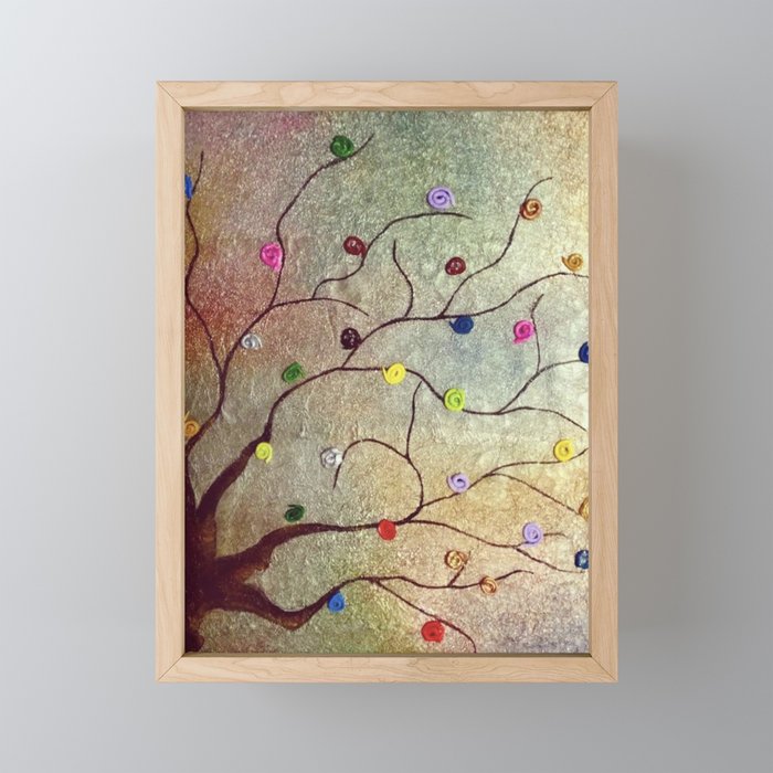 Tree of life Framed Mini Art Print
