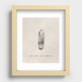 Smoky Quartz Recessed Framed Print
