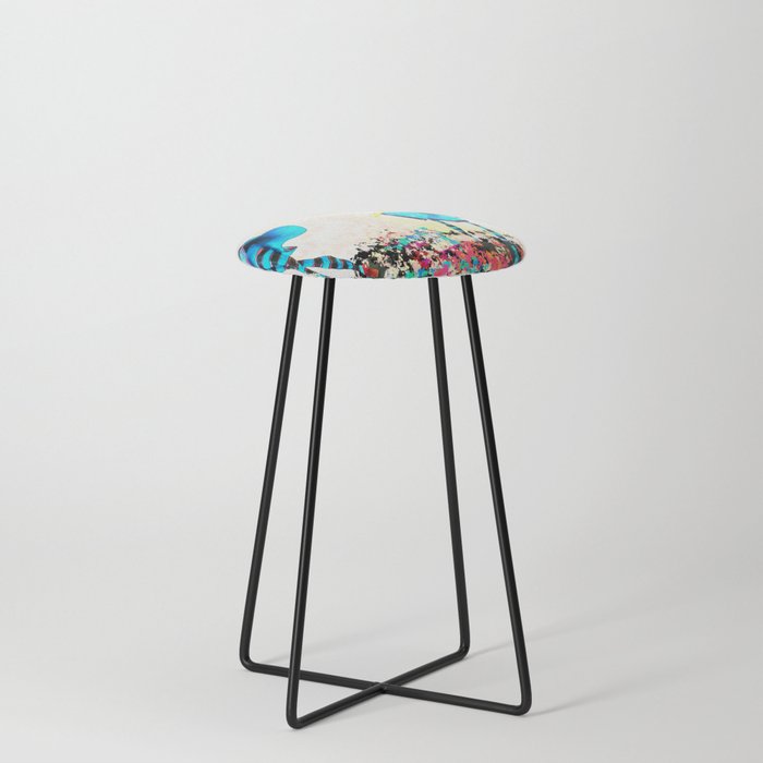 Flower Ballerina Counter Stool