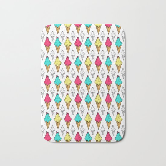 I love ice-cream Bath Mat