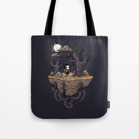 Dark Wood Tote Bag