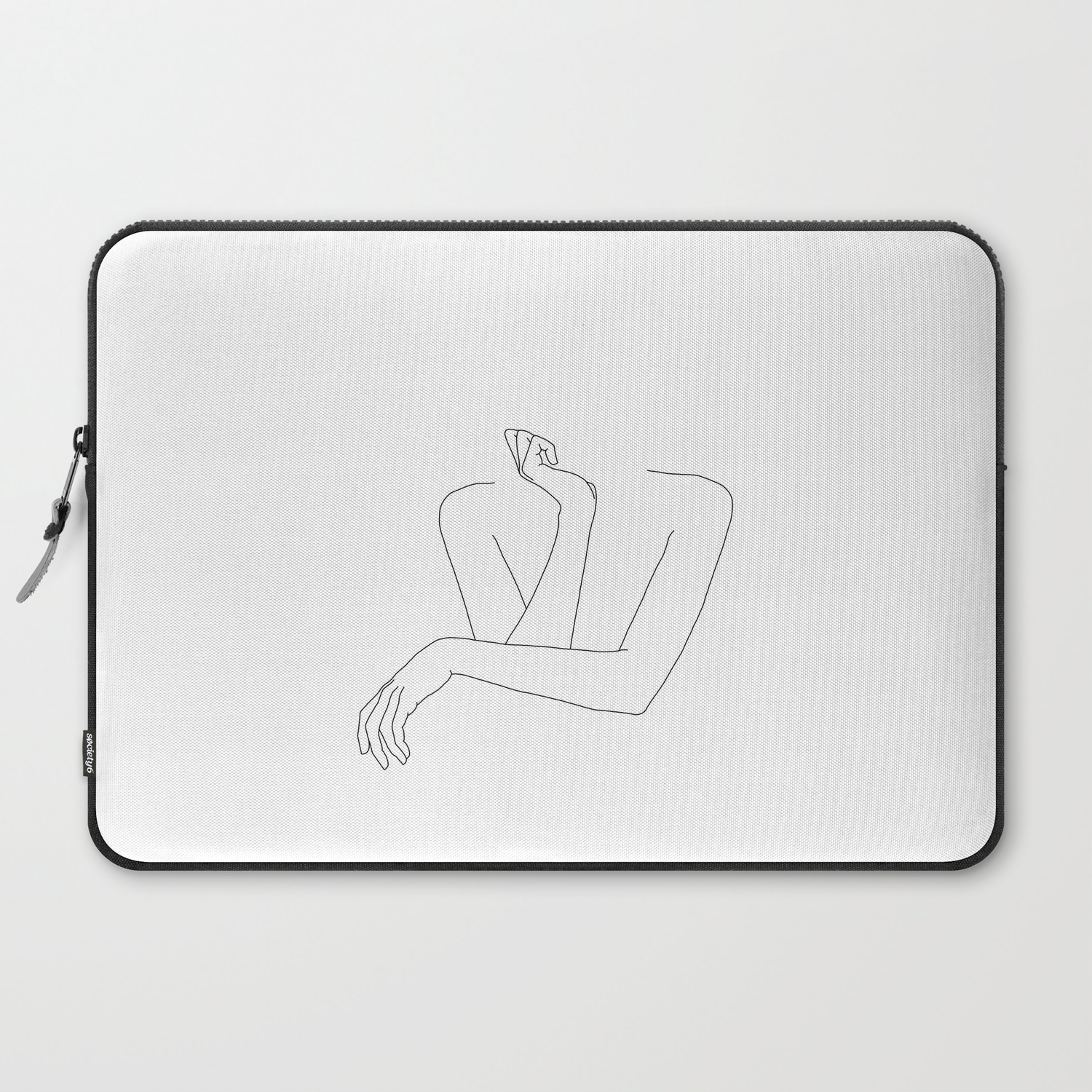 Minimal Line Drawing Of Woman S Folded Arms Anna Laptop Sleeve By Thecolourstudy Society6 Are you searching for arms folded png images or vector? society6