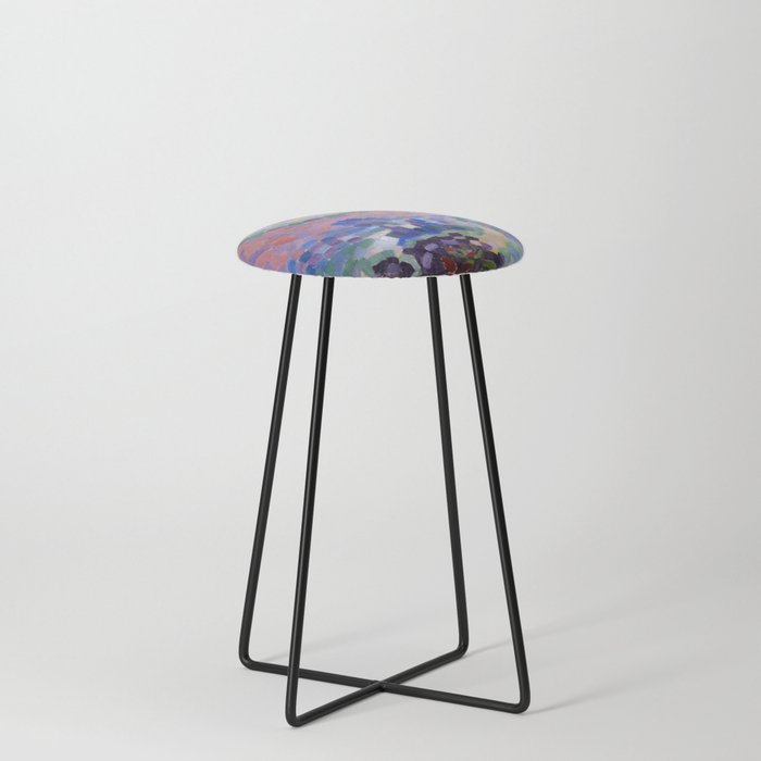 Robert Delaunay - Paysage au disque solaire Counter Stool