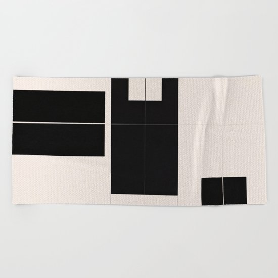 Simple Connections 4 Beach Towel