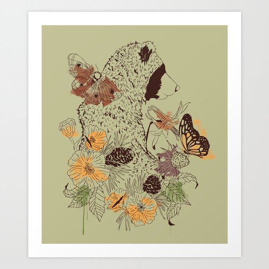Northern Bear Art Print