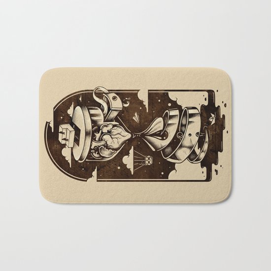 Time Heals Bath Mat