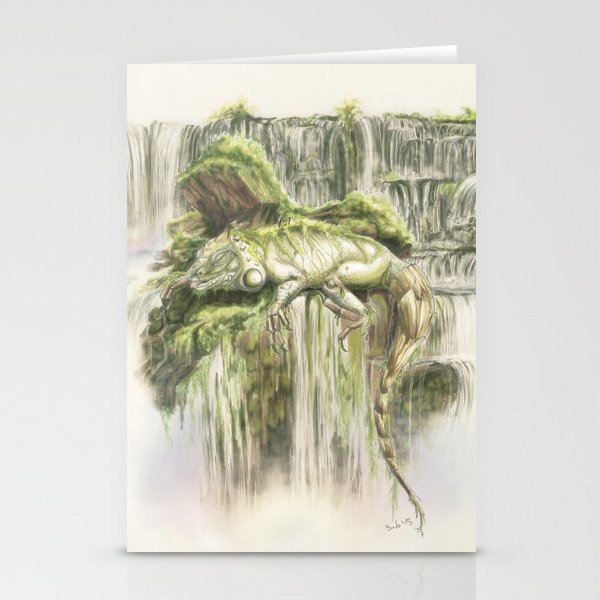 Reptilian Serenity Stationery Cards