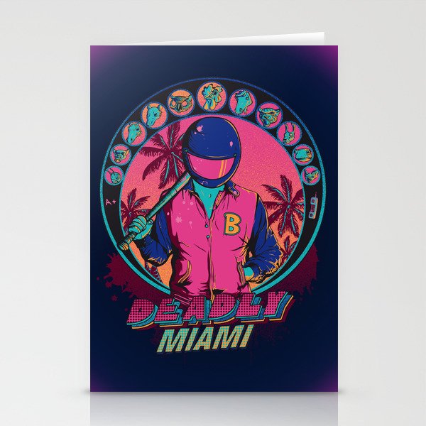 Deadly Miami Stationery Cards