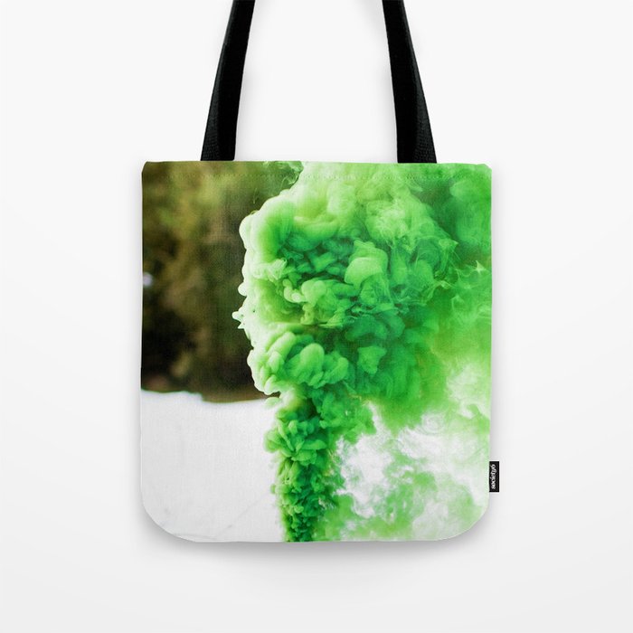 Green Smoke (Color) Tote Bag