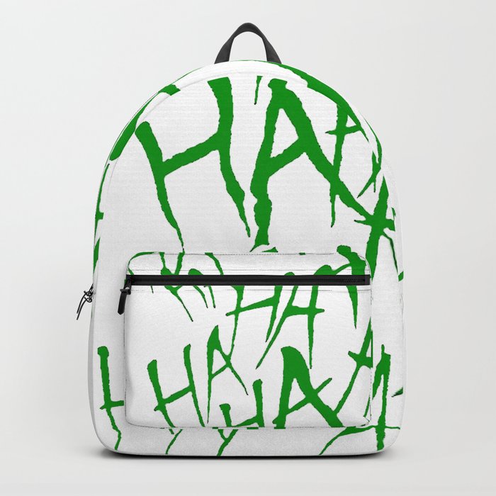 The Joker Laugh Green Backpack