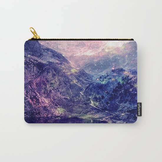 Galaxy Mountains : Deep Pastels Carry-All Pouch