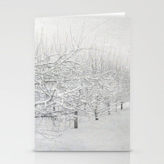 Winter Apple Orchard Stationery Cards