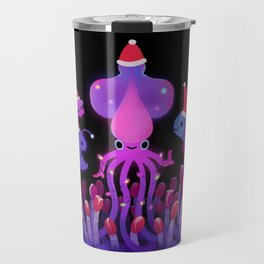 Christmas in the deep sea Travel Mug