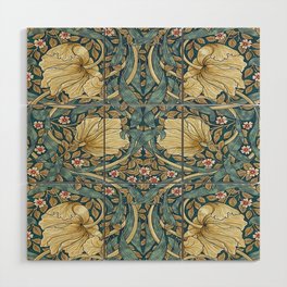 William Morris Pimpernel design Wood Wall Art