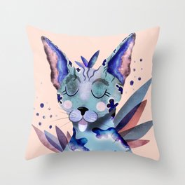 Cute magic creatures Throw Pillow