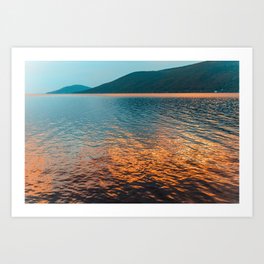 Finger Lakes Sunrise - Grainy Film Art Print