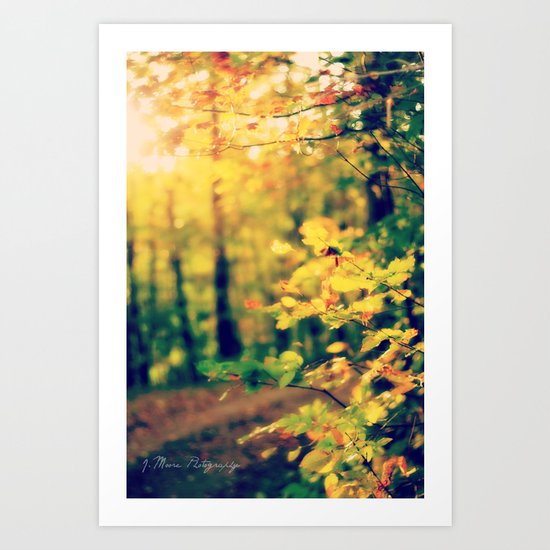 Sunshine on my Shoulders Art Print