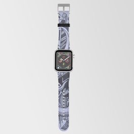 [Hand Drawn] Abstract Paradise Apple Watch Band