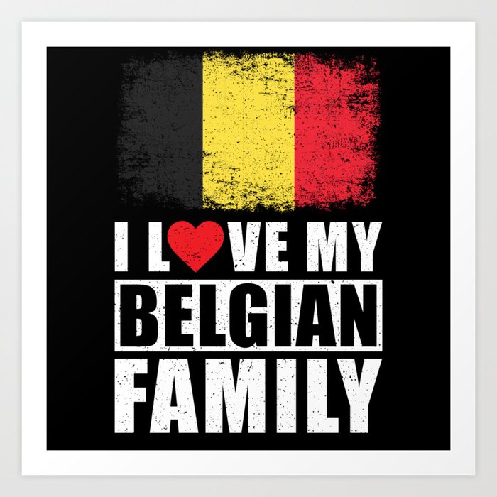 Belgian Family Art Print