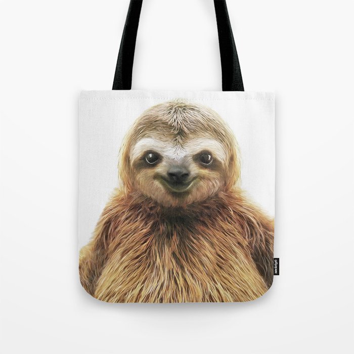 sloth tote bag