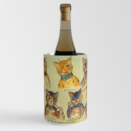 The Art of Bidding at Auction by Louis Wain Wine Chiller