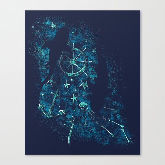 For all the Gold Under the Stars Canvas Print