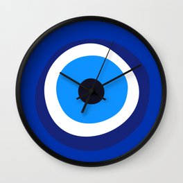 evil eye symbol Wall Clock