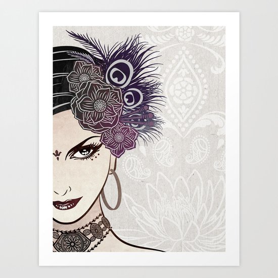 Belly Dance Art Print