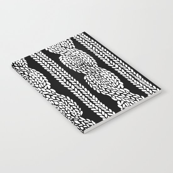 Cable Row Black Notebook