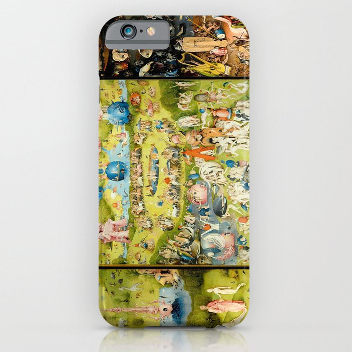 the garden of earthly delights by bosch iphone case