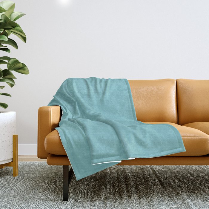 Turquoise blue throw sale blanket