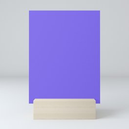 Medium Slate Blue Solid Color Mini Art Print