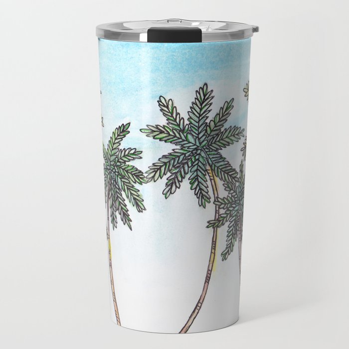 palms & sand Travel Mug