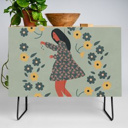 Woman Floral - Garden Botanical Credenza