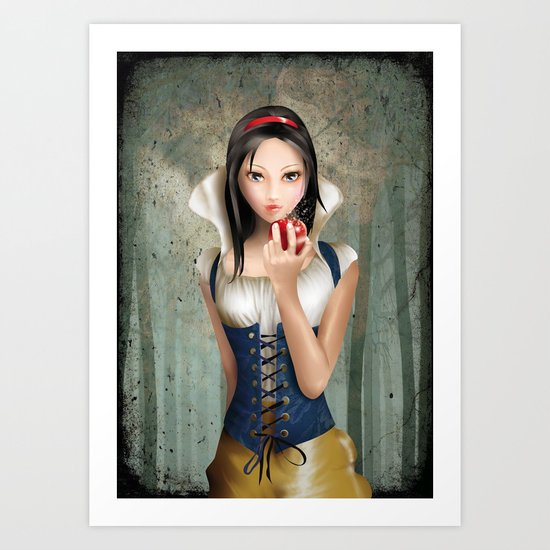 Biancaneve Art Print