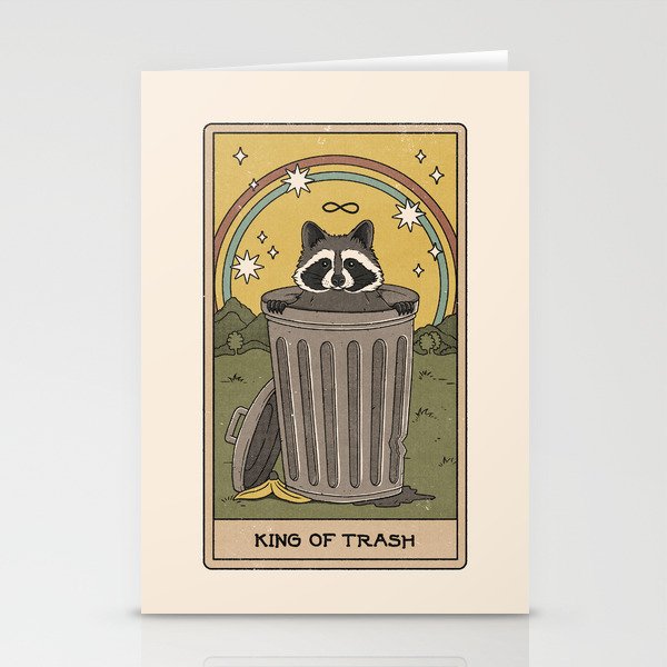 King of Trash Stationery Cards